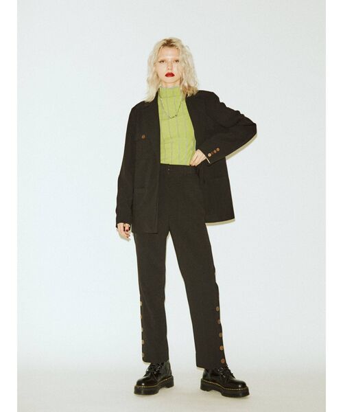 jouetie（ジュエティ）の「ロックステッチトップス（Tシャツ/カットソー・レディース・オフホワイト/ブラック/グリーン・MEDIUM）」の15枚目の写真