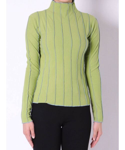 jouetie（ジュエティ）の「ロックステッチトップス（Tシャツ/カットソー・レディース・オフホワイト/ブラック/グリーン・MEDIUM）」の17枚目の写真