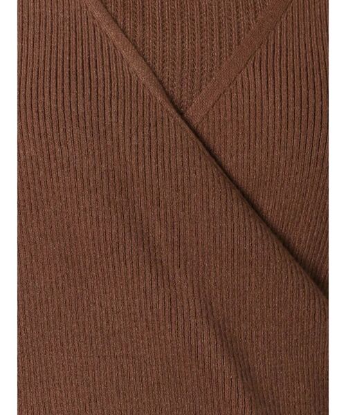 dazzlin（ダズリン）の「カシュクールベアクロシェニットトップス（ニット/セーター・レディース・ブラック/パープル/ブラウン/オフホワイト・FREE）」の22枚目の写真