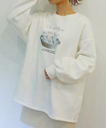 one after another NICE CLAUP | 裏起毛ゆるスウェット(Tシャツ/カットソー)