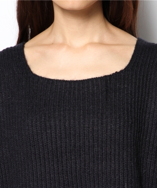 CIAOPANIC(チャオパニック)の「【Ciaopanic】畦編みBigシルエットPO(ニット/セーター・レディース・オフホワイト/ネイビー/ブラック・FREE)」の7枚目の写真