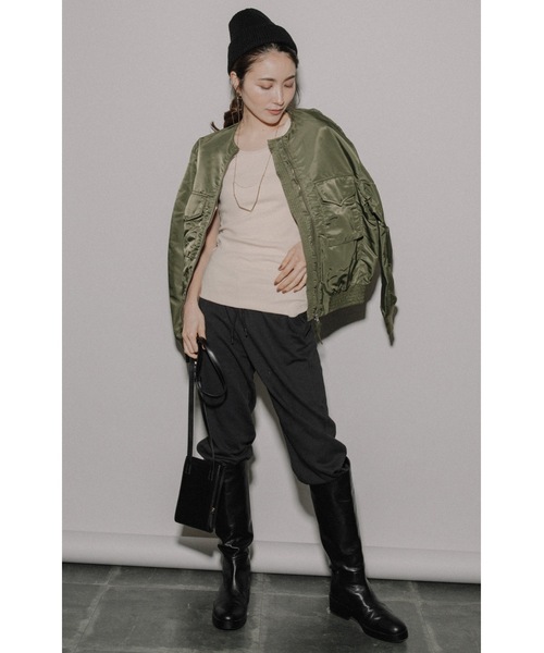 eversince(エバーシンス)の「【ペールトーン】ラウンドネック・リブタンクトップ(タンクトップ・レディース・ブラック/アイボリー/オフホワイト/ピンク/グリーン/グレイッシュベージュ・M/L)」の19枚目の写真