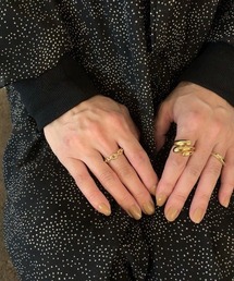 S925 Chain motif ring