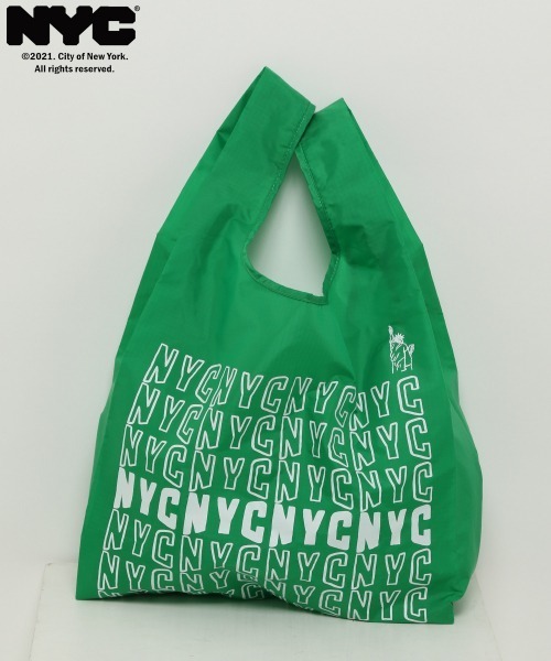 LOWRYS FARM(ローリーズファーム)の「NYCエコバック 939713(エコバッグ/サブバッグ・レディース・グリーン/レッド・FREE)」の2枚目の写真