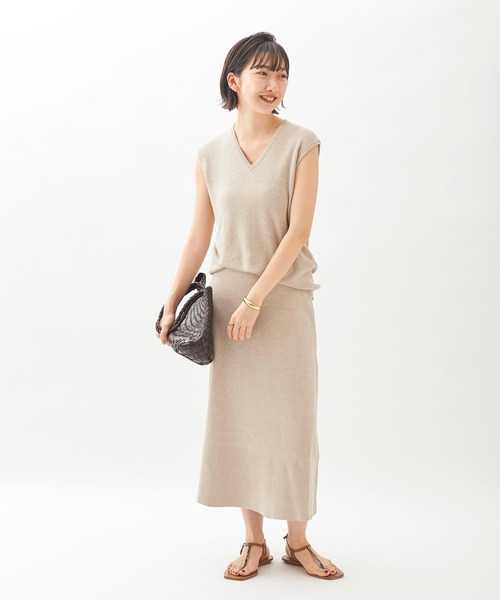 plage（プラージュ）の「Linen smooth スカート◇（スカート）」 - WEAR 