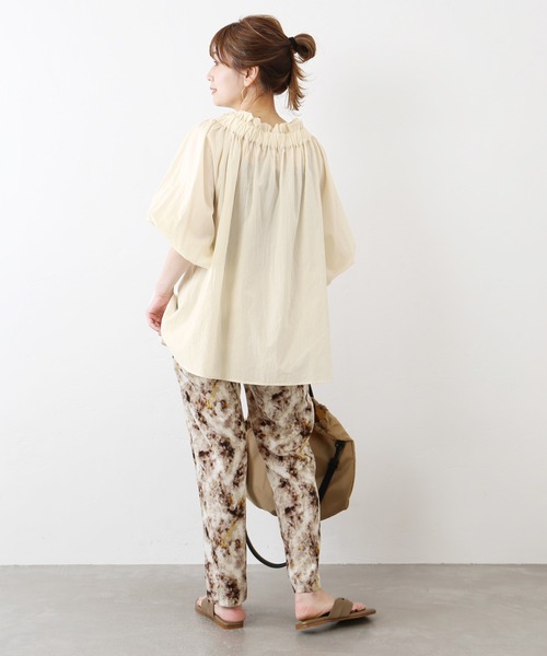 JOURNAL STANDARD（ジャーナルスタンダード）の「サンドコットン2WAYブラウス◆（シャツ/ブラウス・レディース・ブラック/イエロー/ホワイト・FREE）」の11枚目の写真