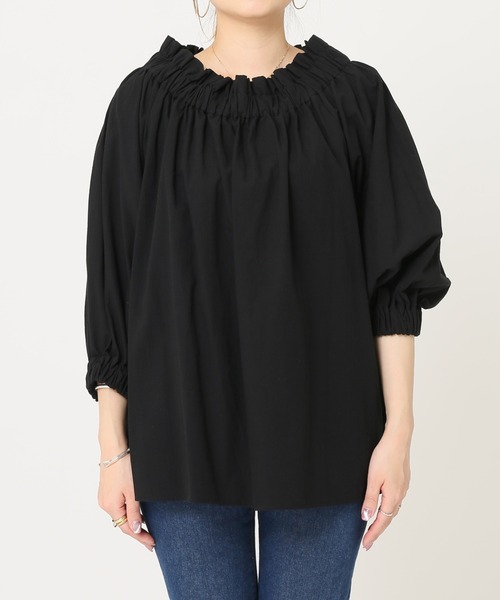 JOURNAL STANDARD（ジャーナルスタンダード）の「サンドコットン2WAYブラウス◆（シャツ/ブラウス・レディース・ブラック/イエロー/ホワイト・FREE）」の16枚目の写真