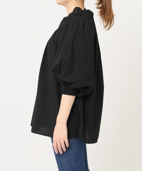 JOURNAL STANDARD（ジャーナルスタンダード）の「サンドコットン2WAYブラウス◆（シャツ/ブラウス・レディース・ブラック/イエロー/ホワイト・FREE）」の17枚目の写真