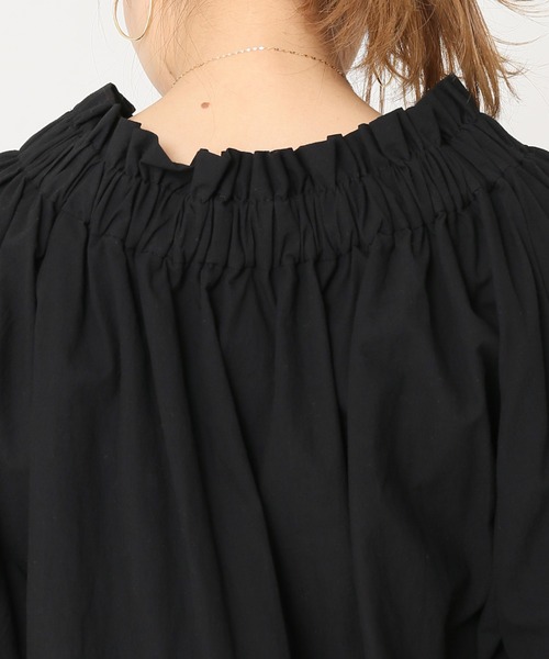 JOURNAL STANDARD（ジャーナルスタンダード）の「サンドコットン2WAYブラウス◆（シャツ/ブラウス・レディース・ブラック/イエロー/ホワイト・FREE）」の19枚目の写真