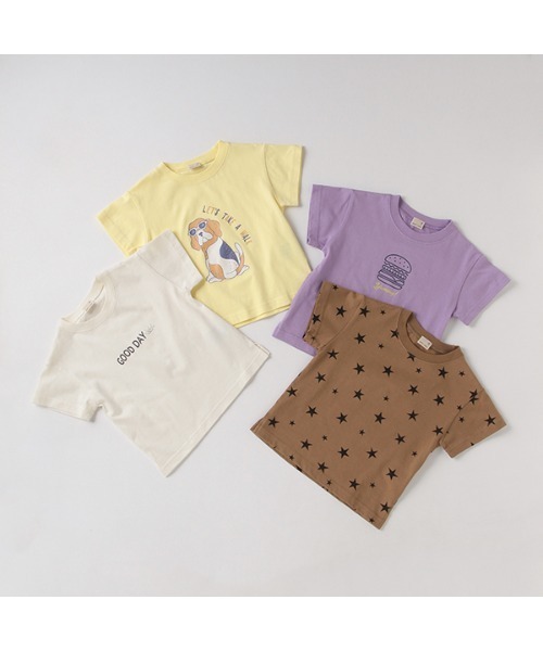 petit main（プティマイン）の「プティプラ BOYS Tシャツセット（Tシャツ/カットソー・キッズ・オフホワイト/パープル・110cm/90cm/100cm/80ｃｍ）」の6枚目の写真