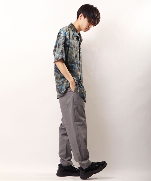 SUGGESTION(サジェッション)の「【SUGGESTION】総柄プリント半袖ビッグシャツ オーバーシャツ(シャツ/ブラウス・メンズ・ホワイト/ブラック/ブラウン/ホワイト系その他2/ブラック系その他3/ブラック系その他2/ホワイト系その他/ブラック系その他・M/L)」の18枚目の写真