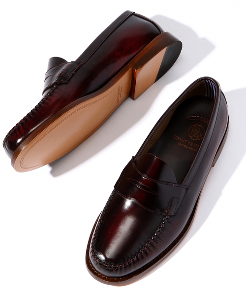 BEAUTY&YOUTH UNITED ARROWS（ビューティーアンドユースユナイテッドアローズ）の「BY カラーペニー ローファー（その他シューズ・メンズ・ワインレッド/ブラック・6h/7h/7/8/9/8h）」の6枚目の写真