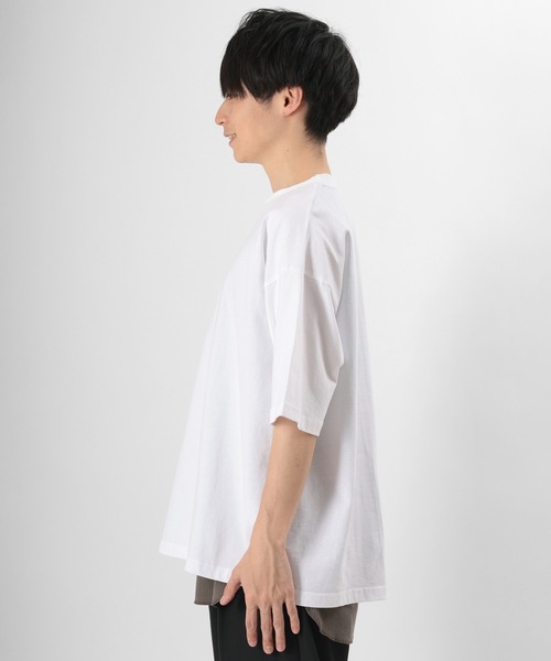 KANGOL（カンゴール）の「【KANGOL/カンゴール】ワンポイント ブランドロゴ刺繍Tシャツ/ ビッグシルエット（Tシャツ/カットソー・メンズ・ライトブルー/ブラック/ベージュ/オフホワイト・M/L/XL）」の16枚目の写真