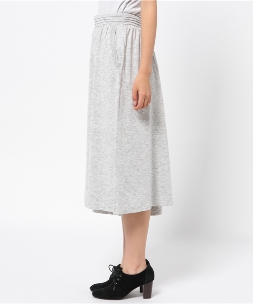 Ray BEAMS（レイビームス）の「Ray BEAMS / ニット ギャザーキュロット（その他パンツ・レディース・ライトグレー/ブラック・ONE SIZE）」の14枚目の写真