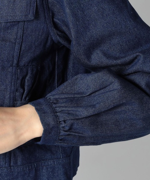 LODISPOTTO（ロディスポット）の「ジュエルパールデニムジャケット（デニムジャケット・レディース・ライトブルー/ネイビー・MEDIUM）」の10枚目の写真