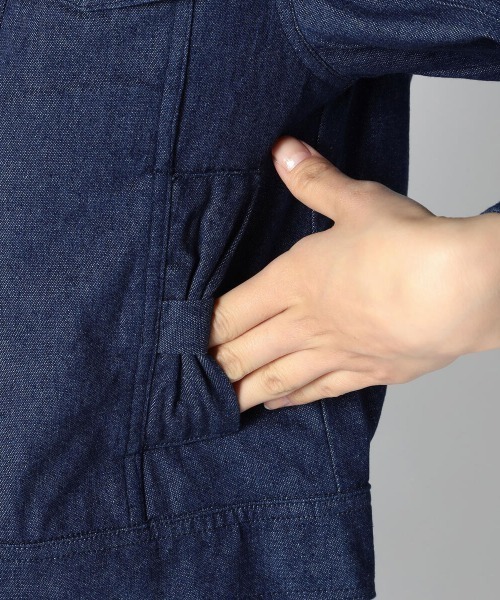 LODISPOTTO（ロディスポット）の「ジュエルパールデニムジャケット（デニムジャケット・レディース・ライトブルー/ネイビー・MEDIUM）」の11枚目の写真