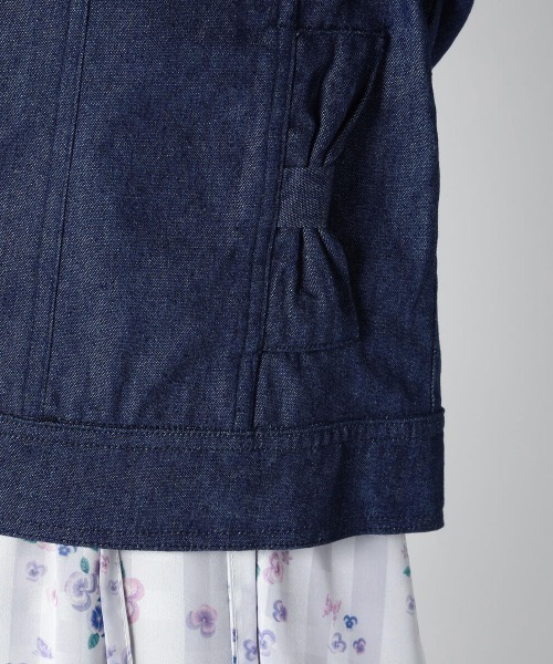 LODISPOTTO（ロディスポット）の「ジュエルパールデニムジャケット（デニムジャケット・レディース・ライトブルー/ネイビー・MEDIUM）」の12枚目の写真