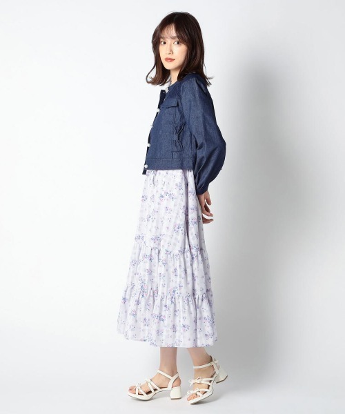 LODISPOTTO（ロディスポット）の「ジュエルパールデニムジャケット（デニムジャケット・レディース・ライトブルー/ネイビー・MEDIUM）」の14枚目の写真