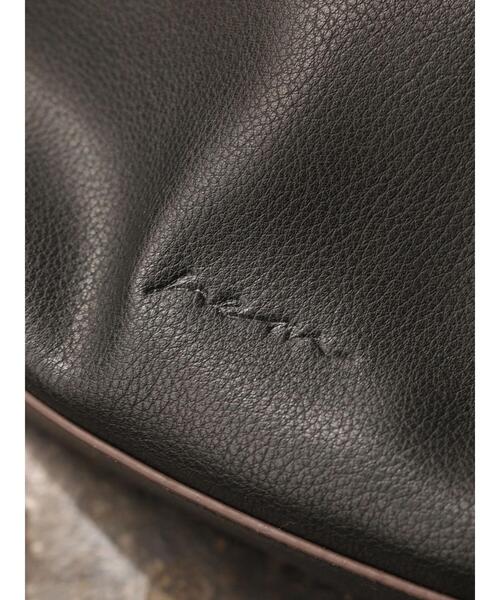 rem closet(レムクローゼット)の「egg knot bag(ショルダーバッグ・レディース・ブラック/アイボリー/ブラウン・FREE)」の4枚目の写真