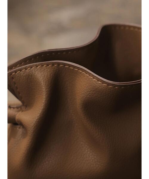 rem closet(レムクローゼット)の「egg knot bag(ショルダーバッグ・レディース・ブラック/アイボリー/ブラウン・FREE)」の20枚目の写真