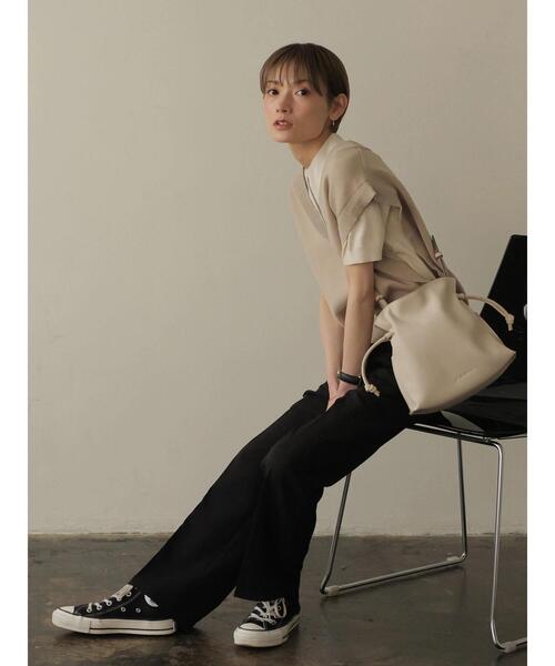 rem closet(レムクローゼット)の「egg knot bag(ショルダーバッグ・レディース・ブラック/アイボリー/ブラウン・FREE)」の12枚目の写真