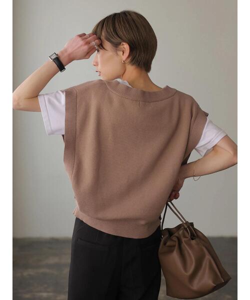 rem closet(レムクローゼット)の「egg knot bag(ショルダーバッグ・レディース・ブラック/アイボリー/ブラウン・FREE)」の13枚目の写真