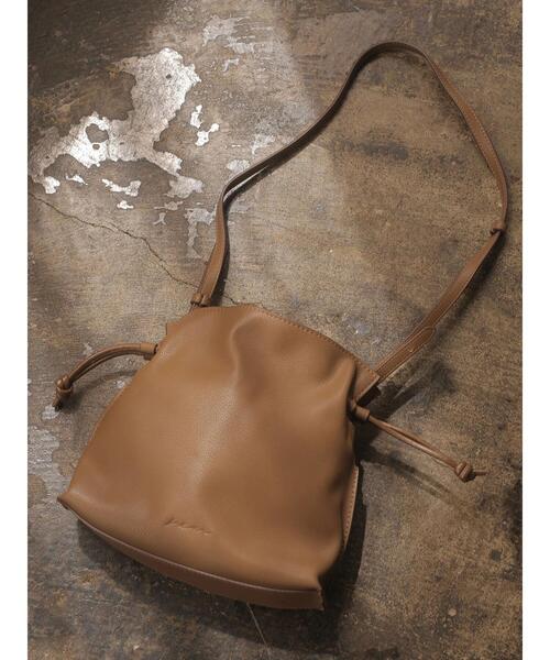 rem closet(レムクローゼット)の「egg knot bag(ショルダーバッグ・レディース・ブラック/アイボリー/ブラウン・FREE)」の3枚目の写真