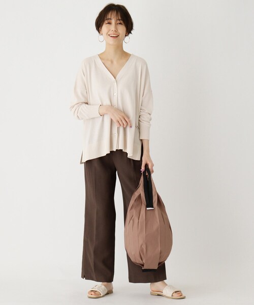 OPAQUE.CLIP（オペークドットクリップ）の「Shupatto（シュパット） 別注 DROP エコバッグ【UNISEX】（エコバッグ/サブバッグ・レディース・ブラック/ベージュ・99）」の14枚目の写真