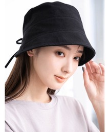 バックリボンバケットハット