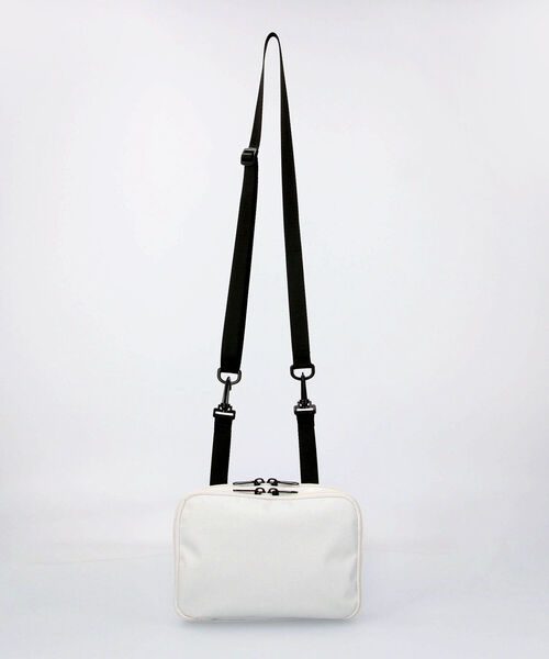 FREDY&GLOSTER（フレディアンドグロスター）の「ジップポーチポシェット（ショルダーバッグ・レディース・ホワイト/ベージュ/ブラック・FREE）」の12枚目の写真