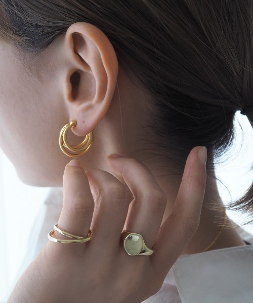 Jenny BY IMMANOEL（ジェニーバイイマノエル）の「フープイヤリング（イヤリング・レディース・シルバー/ゴールド・FREE）」の7枚目の写真