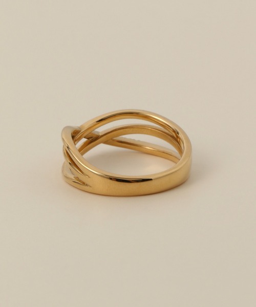 PAS TIERRA（パティエラ）の「【Reve】コンビフリュ3連風リング（リング・レディース・ゴールド系その他・#11/#9/#13/#15）」の4枚目の写真