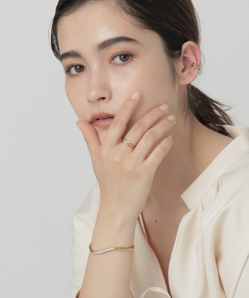 PAS TIERRA（パティエラ）の「【Reve】コンビフリュ3連風リング（リング・レディース・ゴールド系その他・#11/#9/#13/#15）」の6枚目の写真