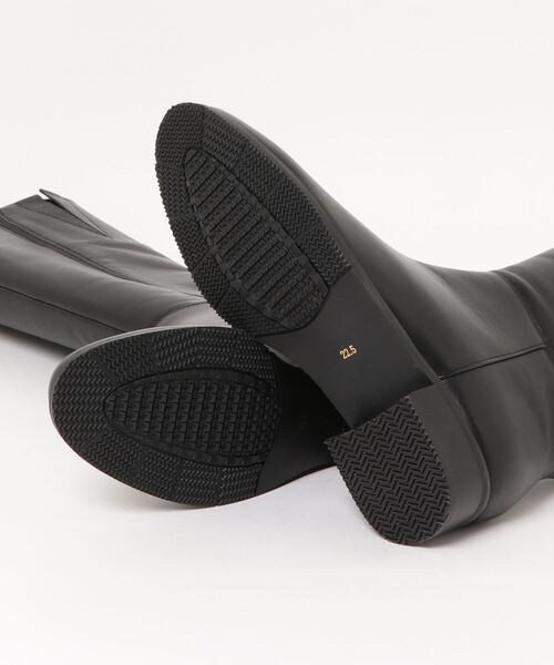 EVOL（イーボル）の「【EVOL】  本革ロングブーツ IR8078（ブーツ・レディース・ブラック・22.5cm/23.5cm/24.5cm/23.0cm/24.0cm/25.0cm）」の3枚目の写真