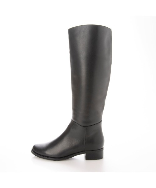 EVOL（イーボル）の「【EVOL】  本革ロングブーツ IR8078（ブーツ・レディース・ブラック・22.5cm/23.5cm/24.5cm/23.0cm/24.0cm/25.0cm）」の5枚目の写真