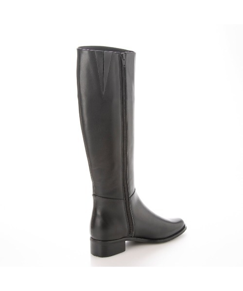 EVOL（イーボル）の「【EVOL】  本革ロングブーツ IR8078（ブーツ・レディース・ブラック・22.5cm/23.5cm/24.5cm/23.0cm/24.0cm/25.0cm）」の6枚目の写真