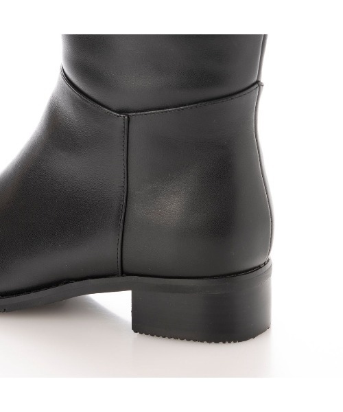 EVOL（イーボル）の「【EVOL】  本革ロングブーツ IR8078（ブーツ・レディース・ブラック・22.5cm/23.5cm/24.5cm/23.0cm/24.0cm/25.0cm）」の7枚目の写真