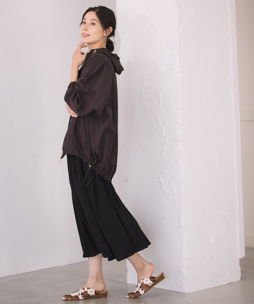 LEPSIM（レプシィム）の「キリカエギャザーワンピース　951958（シャツワンピース・レディース・ブラック/パープル/ライトグリーン・FREE）」の21枚目の写真