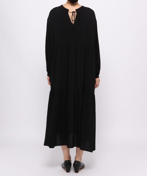 LEPSIM（レプシィム）の「キリカエギャザーワンピース　951958（シャツワンピース・レディース・ブラック/パープル/ライトグリーン・FREE）」の14枚目の写真