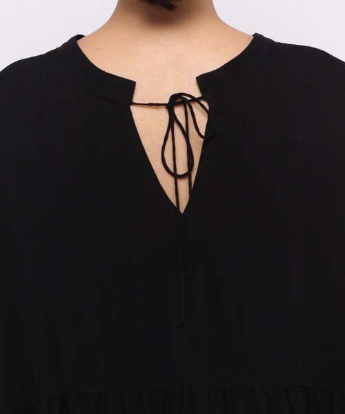 LEPSIM（レプシィム）の「キリカエギャザーワンピース　951958（シャツワンピース・レディース・ブラック/パープル/ライトグリーン・FREE）」の17枚目の写真