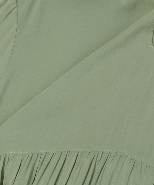 LEPSIM（レプシィム）の「キリカエギャザーワンピース　951958（シャツワンピース・レディース・ブラック/パープル/ライトグリーン・FREE）」の9枚目の写真