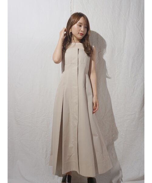 MERCURYDUO(マーキュリーデュオ)の「キャミ付片畔シアーノースリニット(ニット/セーター・レディース・ブラック/ベージュ/ブラウン・FREE)」の13枚目の写真