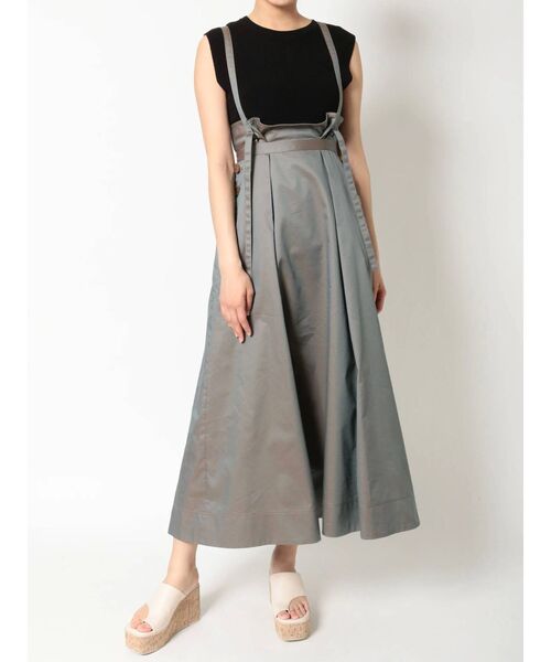 MERCURYDUO(マーキュリーデュオ)の「キャミ付片畔シアーノースリニット(ニット/セーター・レディース・ブラック/ベージュ/ブラウン・FREE)」の18枚目の写真