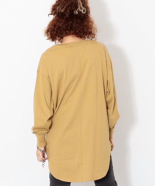 C17(シーセブンティーン)の「C17 ロングスリーブTシャツ(Tシャツ/カットソー・レディース・キャメル/ラベンダー/ブラック/グレイッシュベージュ・LARGE/MEDIUM)」の10枚目の写真