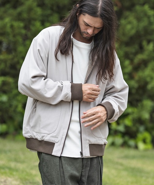 CAMBIO（カンビオ）の「mj8064Reversible Stand Collar Jacket スタンド衿ジャケット（ブルゾン