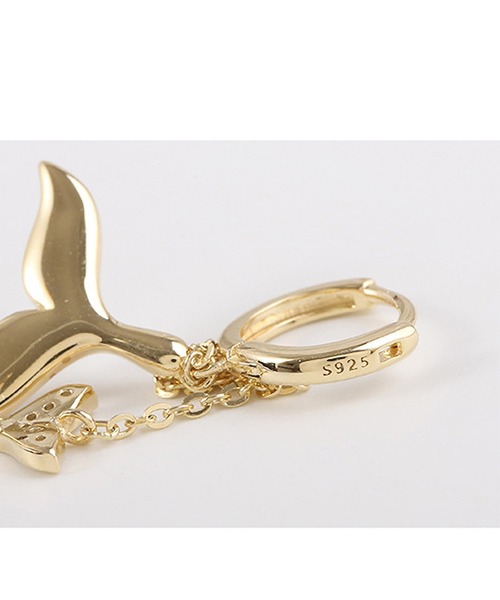 LA VORAGINE（ラ ヴォラジネ）の「片耳（左右兼用）二重ピアス（ピアス（片耳用）・レディース・ゴールド・FREE）」の12枚目の写真