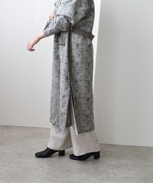 Eimee Law(エイミーロウ)の「オリエンタルJQ パイピングロングガウン(その他アウター・レディース・ブラウン/ベージュ・38)」の20枚目の写真