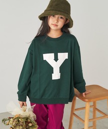 ＆yam | ビッグイニシャル"Y"ロゴスウェット【親子お揃い/リンクコーデ】(スウェット)