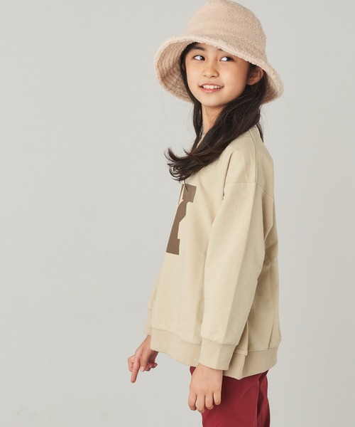 ＆yam（アンドヤム）の「ビッグイニシャル"Y"ロゴスウェット【親子お揃い/リンクコーデ】（スウェット・キッズ・ベージュ/グリーン/ブラック・110-120cm/150-160cm/120-130cm/140-150cm/130-140cm）」の8枚目の写真