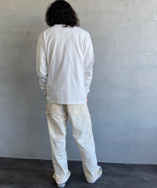 Gramicci（グラミチ）の「[GRAMICCI/グラミチ] ワンポイントロゴ ポケットロンT（Tシャツ/カットソー・レディース・ブラック/ホワイト・XL/L/M）」の21枚目の写真